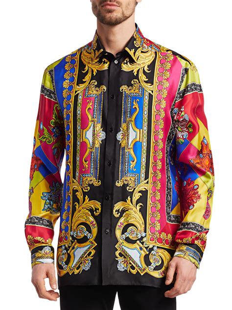 men's versace shirts on sale